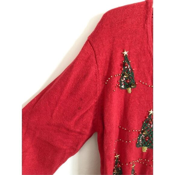 Vintage Christmas cardigan sweater size XL - Picture 2 of 6